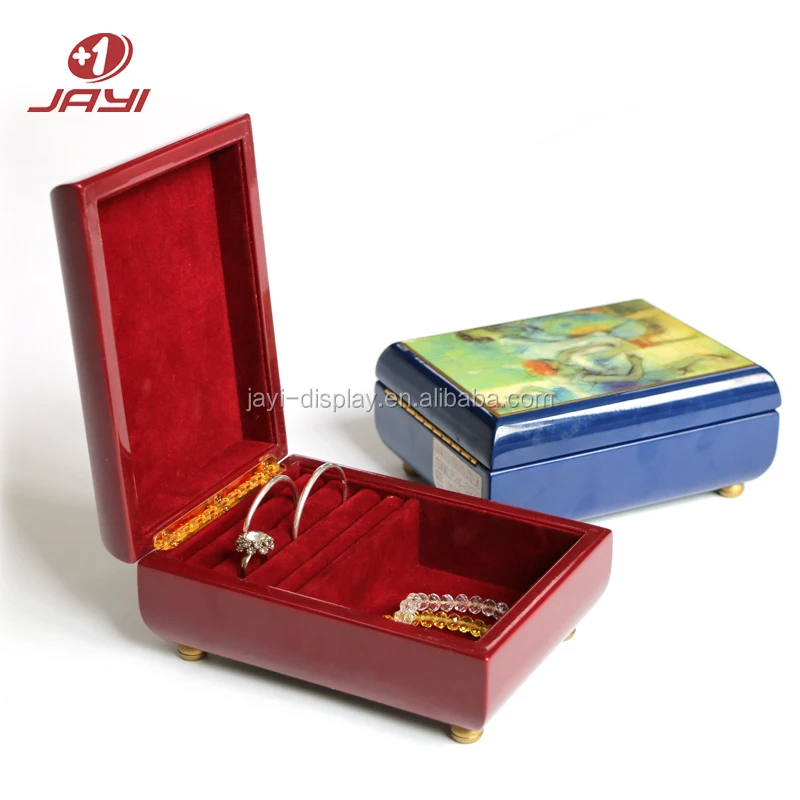 high end quality vintage custom wood jewelry gift box