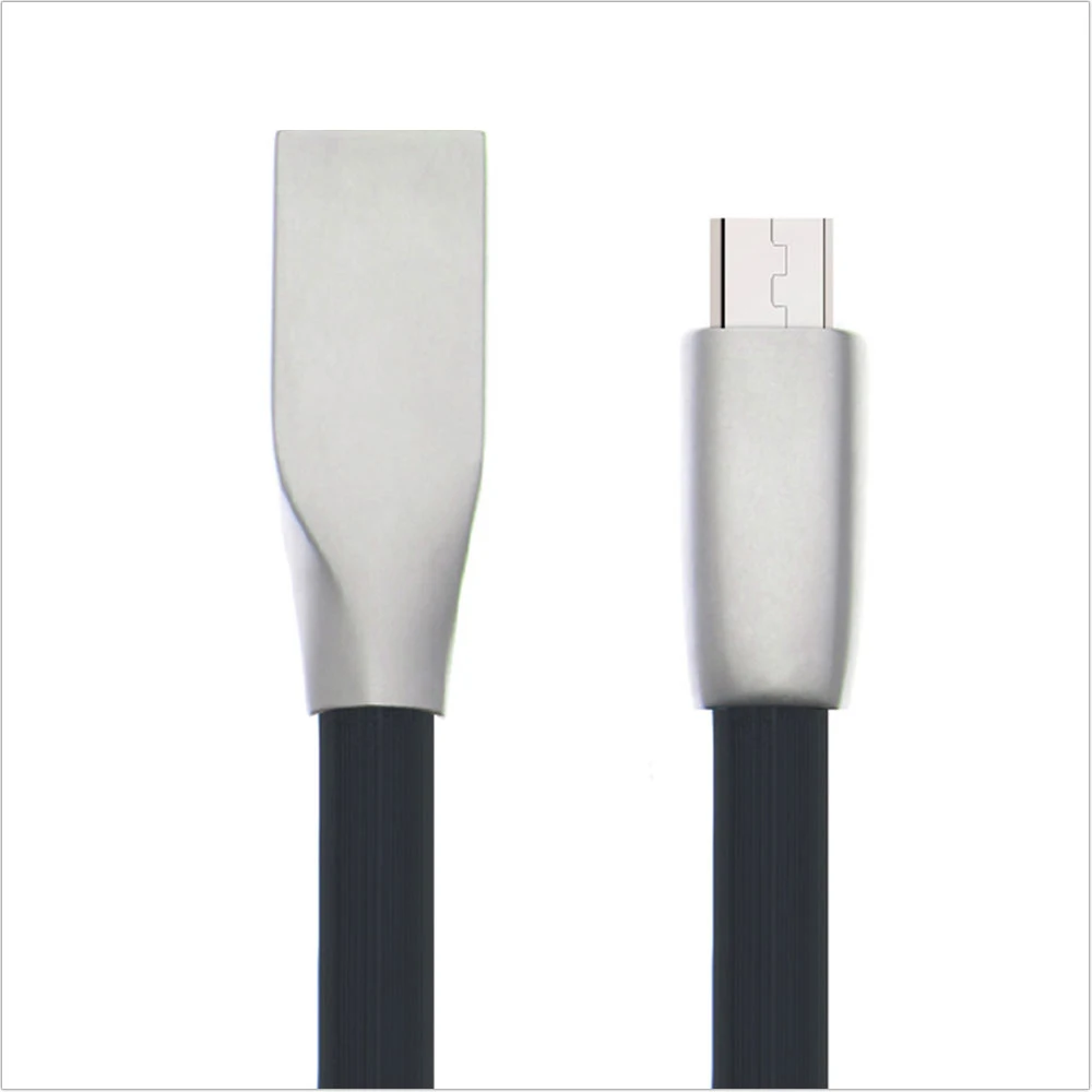 Fantastic 1 year Warranty Top Level Zinc Alloy Metal Heads Android Mobile TPE Micro USB Cable Fast Charging Cord - ANKUX.COM