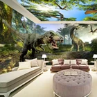 Factory Price Custom 3D HD Forest Dinosaur Wallpaper Mural Bedroom