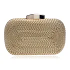 Knit Evening Bag Weave Ladies Clutch Party Women Lady Fashion Banquet Bag Dinner Bag