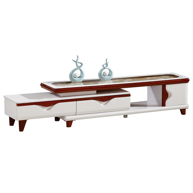 High Gloss Low Price Glass Lcd Led Design Wooden Tv Table