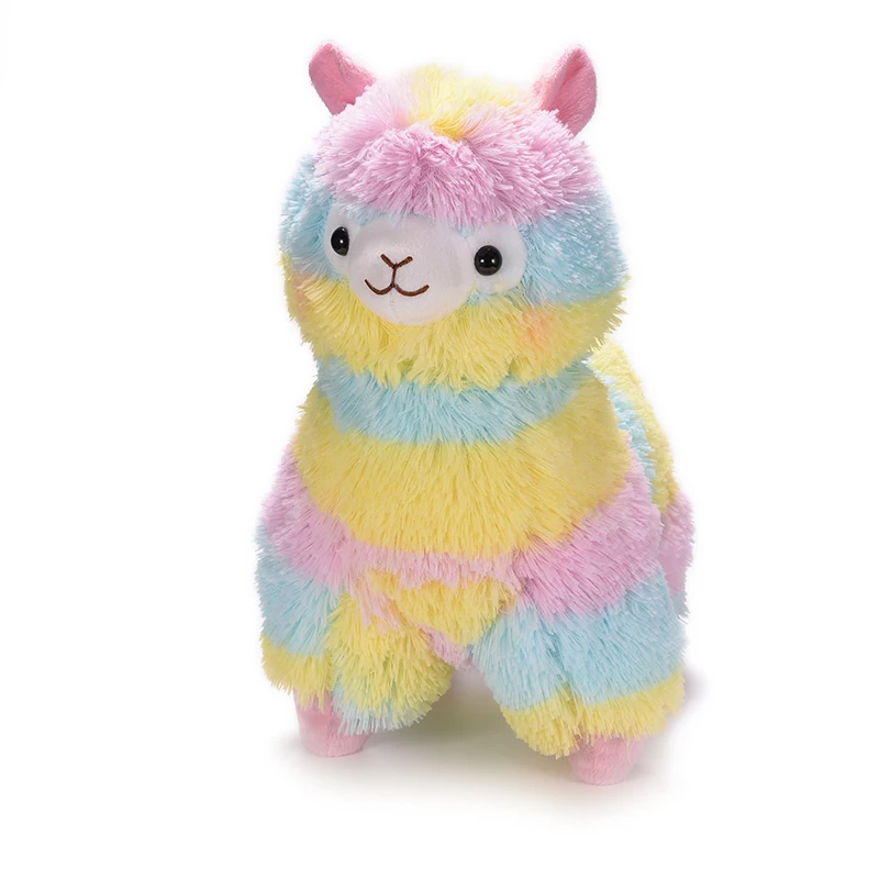 rainbow alpaca stuffed animal