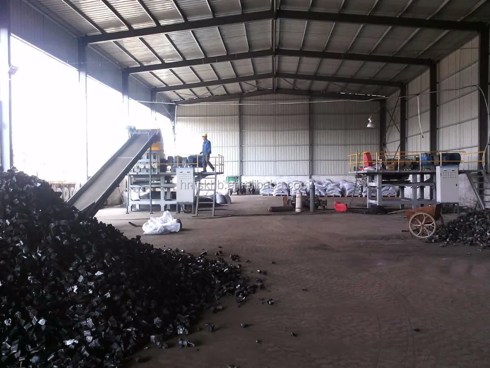 tire recycling plant complete