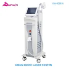 Promotion price black hair removal in stock medical CE approval wholesale stationary fiber diode laser beauty salon equipment