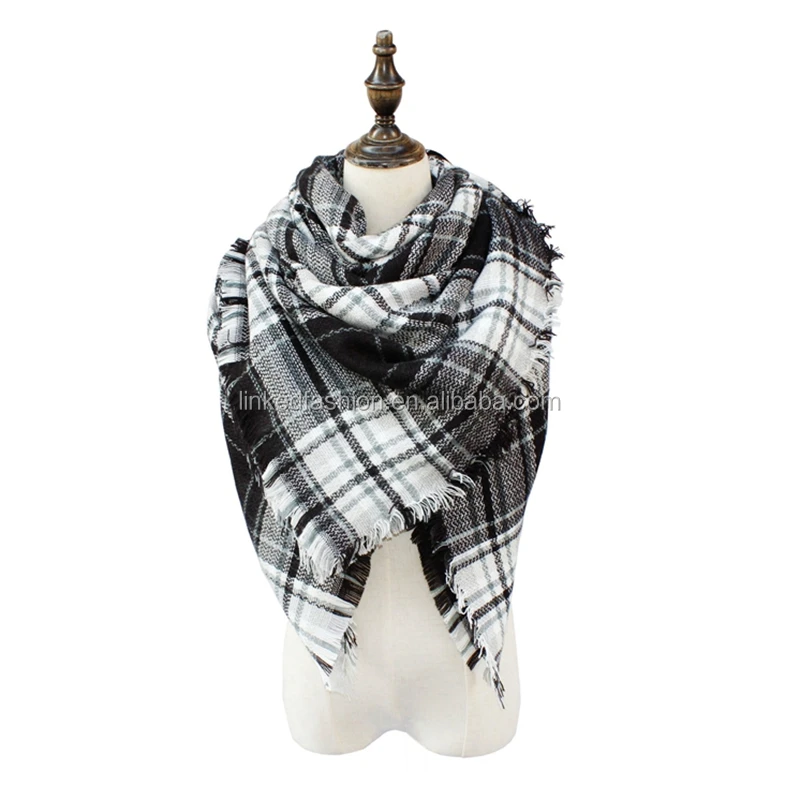 Lady Escocia Tartan Plaid comprobado Pashmina Bufanda Wrap chal robó cálido Cuello Nueva