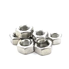 DIN934 Metric Screw Threads Carbon steel/Stainless Steel 304 316 Hex Nut m8