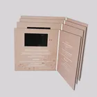 High quality 7 inch display screen greeting brochure LCD video business card