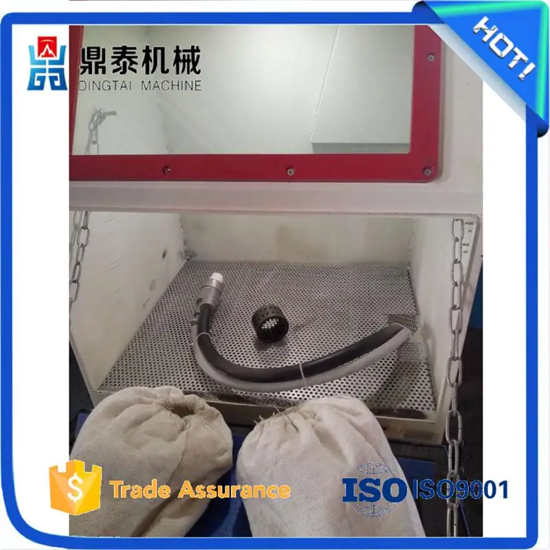 High efficiency sand blasting cabinet, rust remover machine