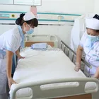 Hospital Single Poly Cotton Fitted Sheets Fitted Hospital bed sheet