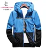 Fashion hoodie windbreaker print military winter motorcycles ski reflective waterproof softshell bomber jacket for men