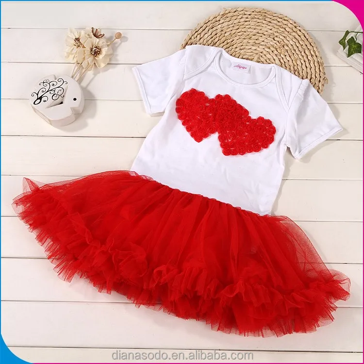 Cotton Girl 2016 Baby Dress Pictures Cutting New Style Designs Girls Modern Child Summer Party Nice Frill Dress For Baby Girl