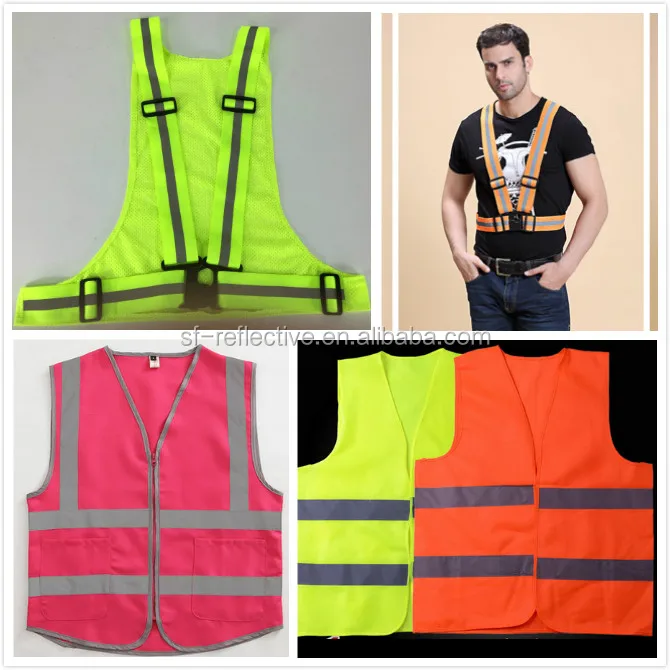 unisex safety reflective vest