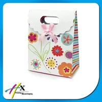 pretty present gift bag sticky paper bowknot handle party bag