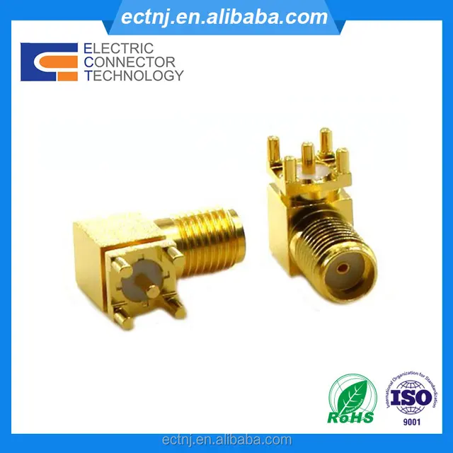 angle coaxial connector rf