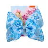 new Free shipping hairclip jojo siwa 8 inch snow hair bows for girls shairclip