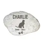 Gifts Personalized Pet Cat Memorial Garden Stone Figurine Polyresin Decoration