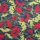 High quality fashion style garment fabric, wonderful flower jacquard fabric