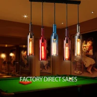 Nordic Creative Colorful Bottle Vintage Pendant