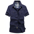 Custom long-sleeve mens dress shirts wholesale clothing mens short sleeve cowboy shirts