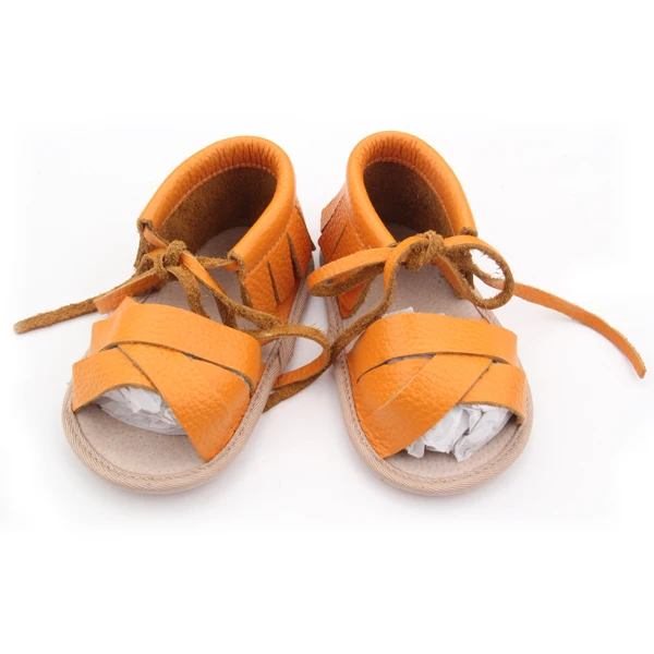 leather baby sandals