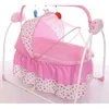 movable baby cradle automatic rocking sleeping basket with toys