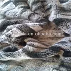 animal print velboa faux fur plush velour blanket fabric