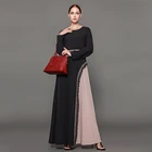Women Elegant Fancy lace black muslim islamic hijab New Fashion Hot Selling Wholesale Muslim Arab Lady Abaya