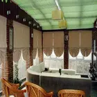Factory Price Blackout Fan Shade Roman blinds