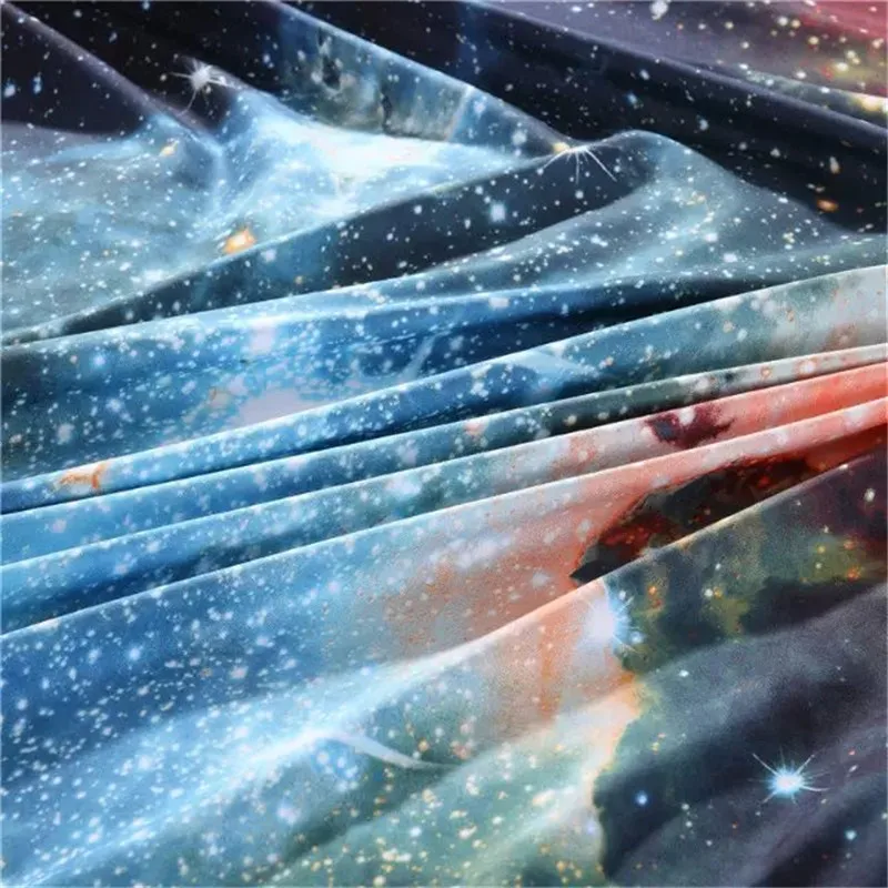 2016New fashion 3DGalay Bedding Sets Twin/Queen Size Universe Outer Space Themed Bedspread Bed Linen Bed Sheets Duvet Cover Set