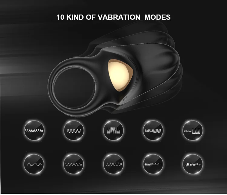 Silicon Man Penis Vibrator For Vibrating Sex Toys Men Cock Ring
