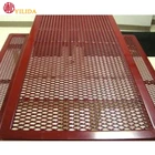 Rugged expanded metal wire mesh for outdoor facilities