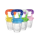 Funny with sounds BPA Free Food Grade Silicone Soft Baby Food Fruit Pacifier Feeding Tool