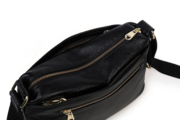 MJ Genuine Leather Women's Bag Shoulder Handbag Real Cowhide Leather Crossbody Bag Female Small Messenger Bags High Capacity (18)