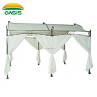3X4m metal frame gazebos canopy metal carport LZ-I3337A