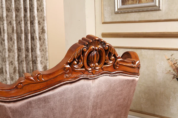 Antique Wood Carving Sofa Design Leather And Fabric Set Antique Wood Carving Sofa Design Leather And Fabric Set