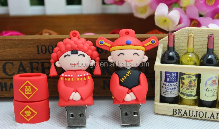 creative pvc usb flash drive shell