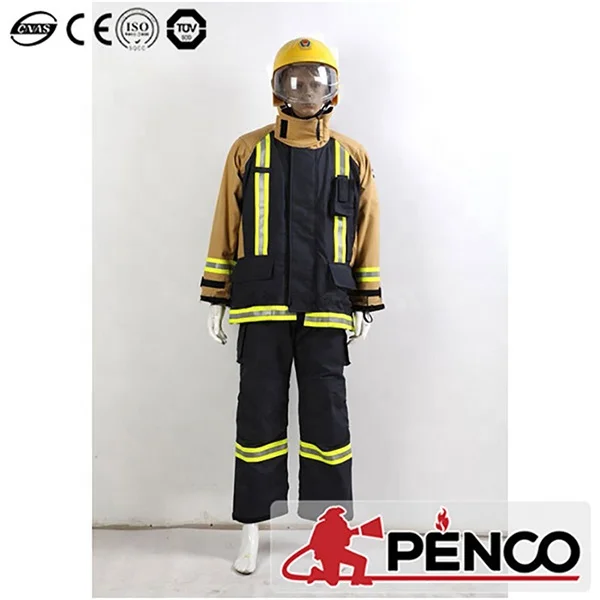 Penco 2021 Nomex Fire Fighting Rescue Anti Fire Firefighter Uniform