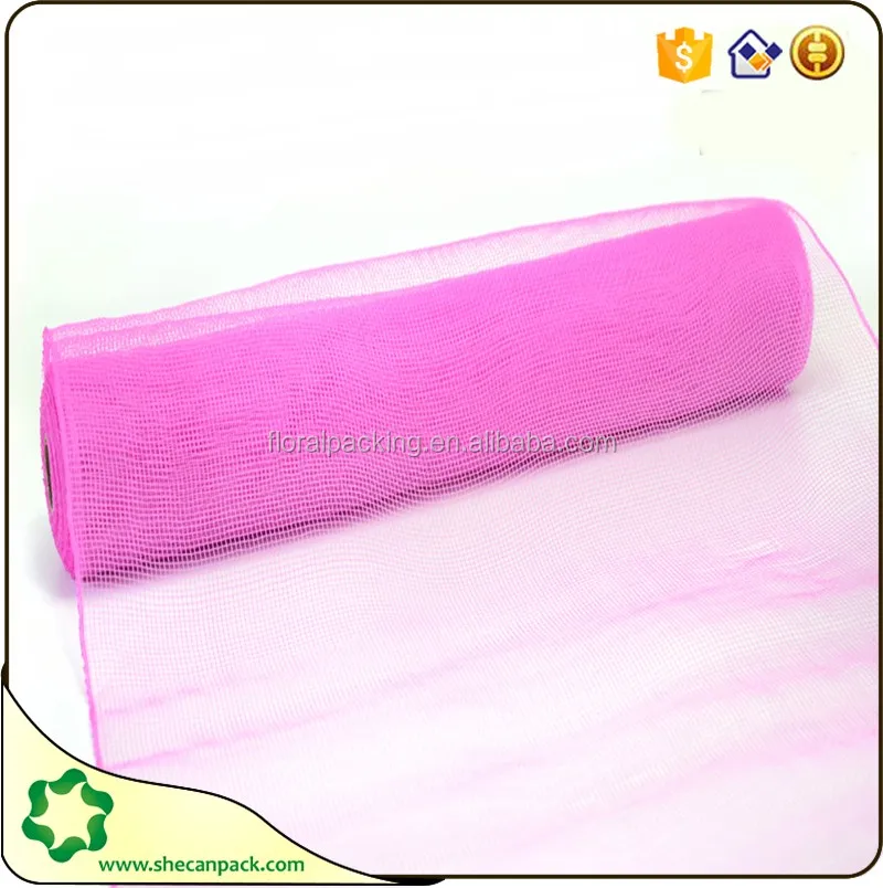 She Can Pack Wrapping Net Wholesale Deco Poly Mesh Roll For Christmas
