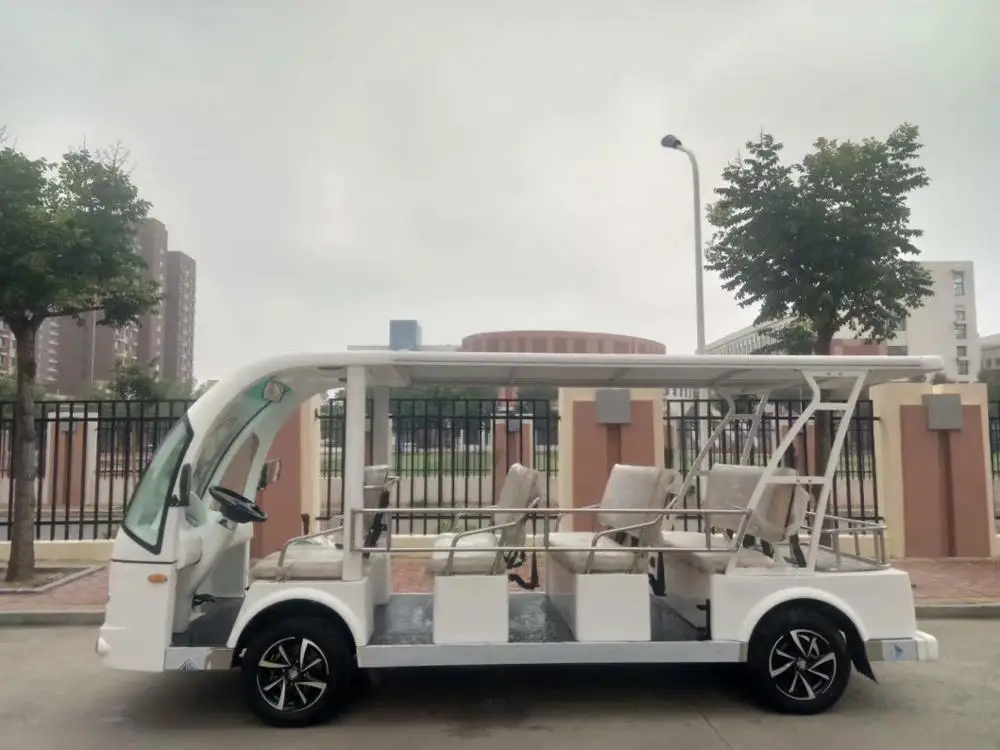 Theme Park Electric Sightseeing Car Golf Cart Shuttle Customize Color