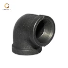 Black Iron Cast Pipe Fitting Ductile 90 Degree Elbow