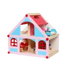 New Family Dollhouse Accessories Toy Miniature Furniture Garage DIY Doll House Toys For Girls