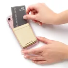 Custom PU Leather 3M Cell Phone Case Wallet Pocket Card Holder