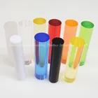 Professional custom LED light acrylic rod pmma rod casting colorful acrylic bar