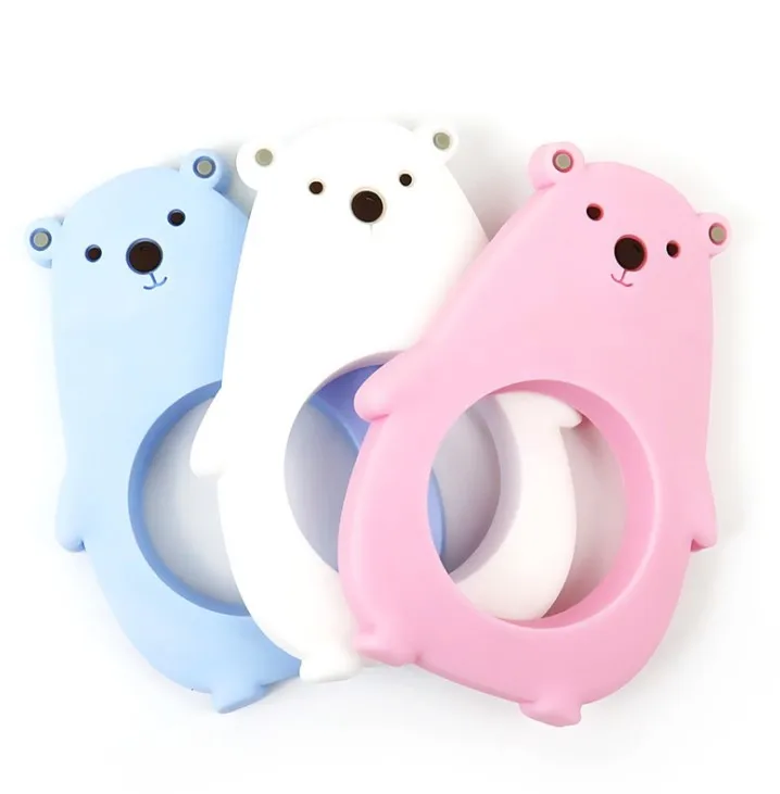 Baby Teether Safe Silicone Fish Teething Cartoon Newborn Care Chew Pendant Toys
