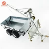 Manufacturer Supply Fully Galvanized Steel Small Farm ATV Tractor Used Trailers