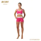 OEM factory wholesale girl sexy hot sexy xx sports bra and short panty