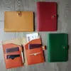 Raw genuine leather material UK couple wallet passport holder