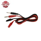 alligator clips to 4mm banana plugs test leads