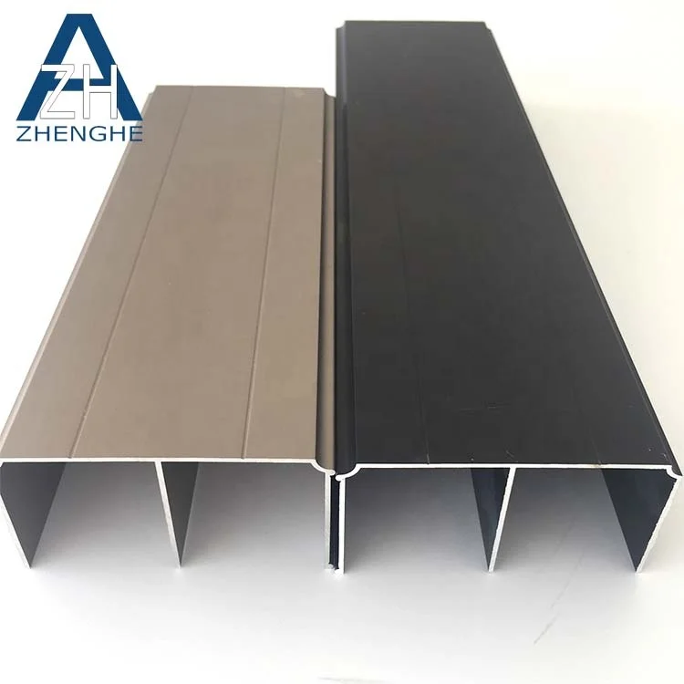 Zhenghe Shrink Film Aluminium Extrusion Profile Sliding Door Floor Track Buy Sliding Door Floor Track Aluminium Sliding Door Floor Track Aluminium