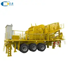 2018 new professional high efficiency mobile jaw crusher with factory price